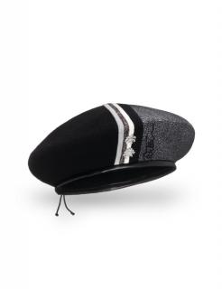 Dámský vlněný baret W-0396/019 černý