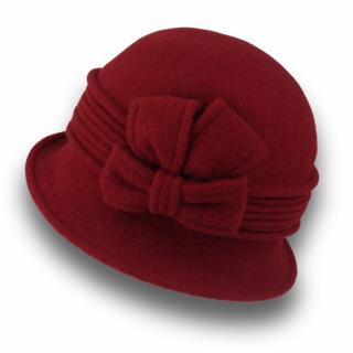 Dámský zimní klobouček W-0126/144 vínový