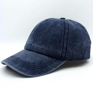 Kšiltovka Canvas baseball - 100% bavlna - Washed cotton - více barev VYBERTE BAREVNOU VARIANTU: tmavě modrá