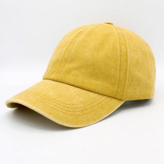 Kšiltovka Canvas baseball - 100% bavlna - Washed cotton - více barev VYBERTE BAREVNOU VARIANTU: žlutá