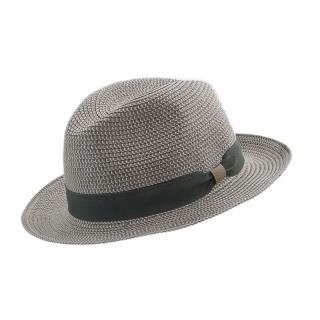 Letní klobouk  Trilby Fa-38042 šedý VELIKOST: L