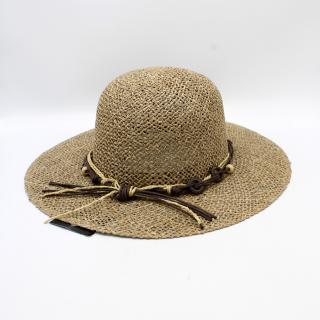 Letní klobouk z mořské trávy P-117042 VELIKOST: 55