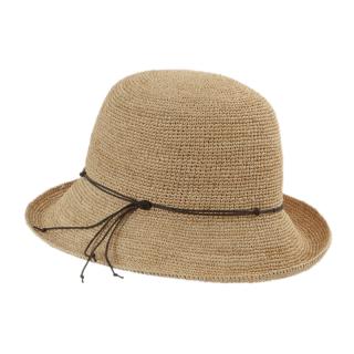 Letní klobouk z rafie BUCKET DÁMSKÝ 41129 natural