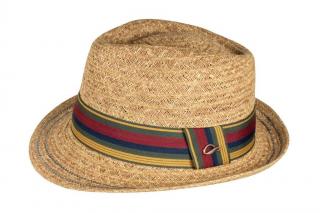 Letní slaměný klobouk GT-Morris-41-225-30 natur ze 100% přírodní rafie VELIKOST: 55