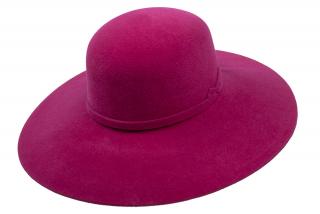 Luxusní plstěný klobouk TONAK 53018/16 fialový Q 2077 VELIKOST: 57