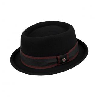 Pánský vlněný klobouk Trilby Ba-30235494-500 černý Vyberte velikost: 60