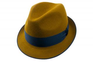 Plstěný klobouk TONAK 11376/12 hnědý Q 5015 VELIKOST: 55