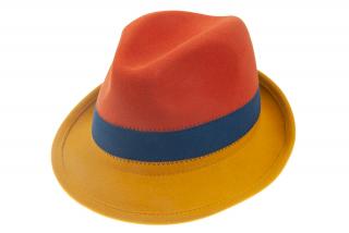 Plstěný klobouk TONAK 11510/13  červený Q0113 VELIKOST: 56