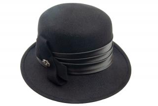 Plstěný klobouk TONAK 52801/15 černý Q 9030 VELIKOST: 56