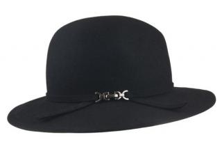 Plstěný klobouk TONAK 52814/15 černý Q 9030 VELIKOST: 56