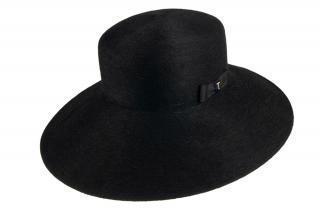 Plstěný klobouk TONAK Brim Hat Bartoli 53654/19 černý Q 9040 VELIKOST: 55