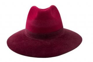 Plstěný klobouk TONAK Fedora Duo  52645/14 bordový Q 1114 VELIKOST: 56