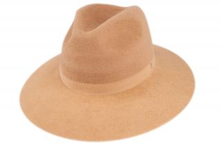 Plstěný klobouk TONAK Fedora Duo Pastel 53708/20/Q7051 béžový VELIKOST: 55