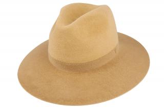 Plstěný klobouk TONAK Fedora Duo Pastel 53708/20/Q7053 světle béžová-béžová VELIKOST: 55