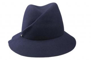 Plstěný klobouk TONAK Fedora Latrán Mini 53135/16 tmavě modrý Q 3050 Vyberte velikost: 58