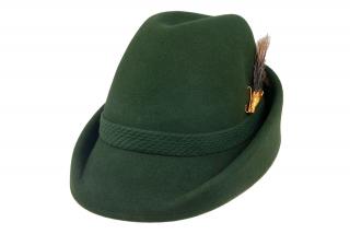 Plstěný myslivecký klobouk TONAK 100112 zelený P 0250 VELIKOST: 57