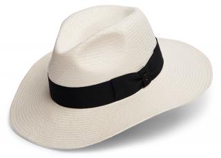 Slaměný klobouk TONAK Fedora Monako 36032 INVORY VELIKOST: 59