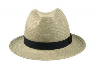 Slaměný klobouk TONAK Fedora Sense Stratera 36063 šedý VELIKOST: 58