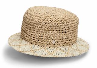 Slaměný klobouk TONAK Straw cloche hat Avia T-35046 natural VELIKOST: 54