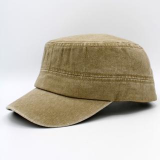 Vojenská kšiltovka - Army Cap -sepraná bavlna s regulací velikosti P-12694 - více barev VYBERTE BAREVNOU VARIANTU: tmavě béžová