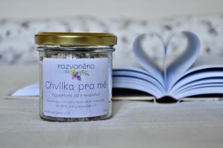 Chvilka pro mě - relaxační koupelová sůl s květy levandule (Užijte si lázně v pohodě)