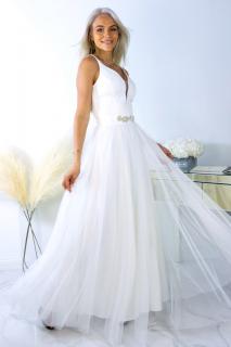 Dlouhé svatební šaty s tylovou sukní, Elisabeth 34