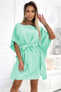 Motýlí šaty Sofia, Mátové 2XL/3XL