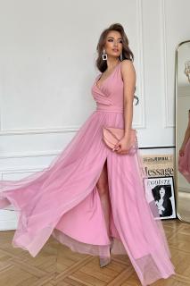 Šaty s tylovou sukní Celeste, Růžové 40