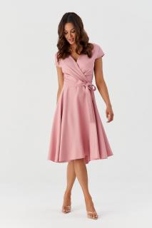 Splývavé šaty Aria, Růžové 40