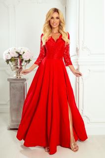Společenské šaty Amber, Červené XXL
