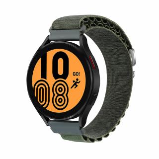 Alpský řemínek pro chytré hodinky 22mm Velikost: 22mm, Barva: Khaki
