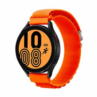 Alpský řemínek pro chytré hodinky 22mm Velikost: 22mm, Barva: Oranžová