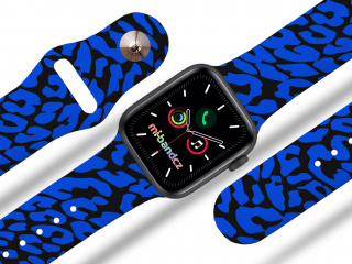Apple watch řemínek Gepard modrý Rozměr: 42/44/45/49mm
