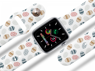 Apple watch řemínek Vajíčka Barva: Bílá, Rozměr: 42/44/45/49mm