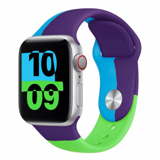 Barevný řemínek pro Apple Watch - Blues Velikost: 38/40/41mm, Obvod zápěstí: M-L (střední až větší obvod zápěstí), Barva: Modrá