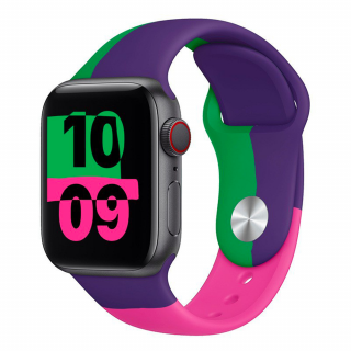 Barevný řemínek pro Apple Watch - Cha-Cha Velikost: 38/40/41mm, Obvod zápěstí: M-L (střední až větší obvod zápěstí), Barva: Fialová