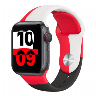 Barevný řemínek pro Apple Watch - Flamenco Velikost: 42/44/45/49mm, Obvod zápěstí: M-L (střední až větší obvod zápěstí), Barva: Bílá