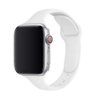 Dámský jednobarevný řemínek pro Apple Watch - Bílý Velikost: 38/40/41mm, Obvod zápěstí: S-M (menší až střední obvod zápěstí), Barva: Bílá