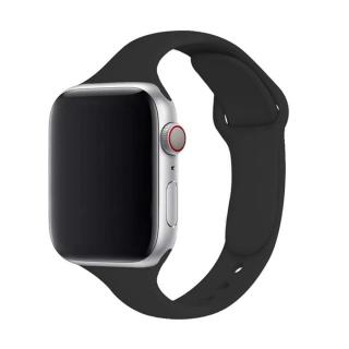 Dámský jednobarevný řemínek pro Apple Watch - Černý Velikost: 38/40/41mm, Obvod zápěstí: S-M (menší až střední obvod zápěstí), Barva: Černá