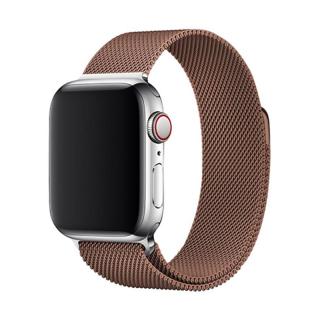 Elegantní řemínek pro Apple Watch v milánském stylu - Coffee Velikost: 38/40/41mm, Barva: Coffee