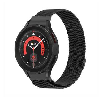 Elegantní řemínek pro chytré hodinky v milánském stylu - Černý Velikost: 20mm, Barva: Černá