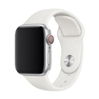 Jednobarevný řemínek pro Apple Watch - Bílý Velikost: 38/40/41mm, Obvod zápěstí: S-M (menší až střední obvod zápěstí), Barva: Bílá
