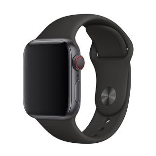 Jednobarevný řemínek pro Apple Watch - Černý Velikost: 38/40/41mm, Obvod zápěstí: M-L (střední až větší obvod zápěstí), Barva: Černá
