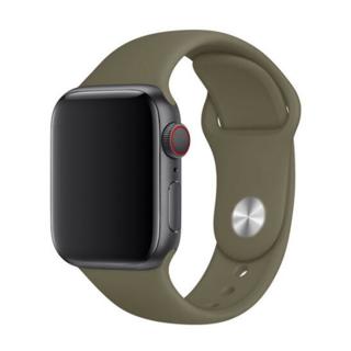 Jednobarevný řemínek pro Apple Watch - Khaki Velikost: 38/40/41mm, Obvod zápěstí: M-L (střední až větší obvod zápěstí), Barva: Khaki