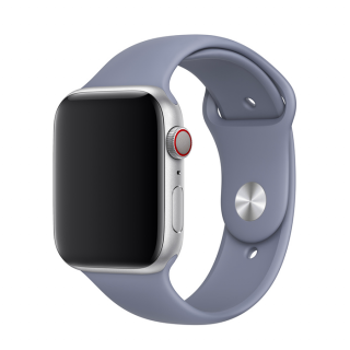 Jednobarevný řemínek pro Apple Watch - Levandulově-šedý Velikost: 42/44/45/49mm, Obvod zápěstí: M-L (střední až větší obvod zápěstí), Barva: Midnight…