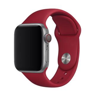 Jednobarevný řemínek pro Apple Watch - Maroon Velikost: 42/44/45/49mm, Obvod zápěstí: M-L (střední až větší obvod zápěstí), Barva: Maroon