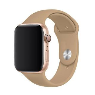 Jednobarevný řemínek pro Apple Watch - Oříšek Velikost: 42/44/45/49mm, Obvod zápěstí: M-L (střední až větší obvod zápěstí), Barva: Oříšek