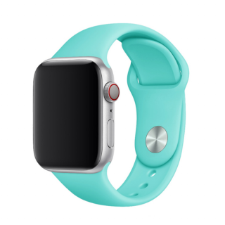 Jednobarevný řemínek pro Apple Watch - Tyrkysový Velikost: 38/40/41mm, Obvod zápěstí: M-L (střední až větší obvod zápěstí), Barva: Tyrkysová