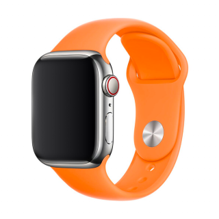 Jednobarevný řemínek pro Apple Watch - Vitamin C Velikost: 38/40/41mm, Obvod zápěstí: M-L (střední až větší obvod zápěstí), Barva: Papaya