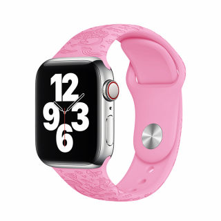 Letní řemínek pro Apple Watch - Barbie plameňáci Velikost: 42/44/45/49mm, Obvod zápěstí: M-L (střední až větší obvod zápěstí), Barva: Barbie
